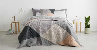 RRP £129 Bloco Patchwork Bedspread