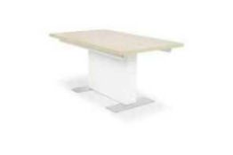 Rrp £749 Sourced From Harveys Furniture Boxed Vieux White Extending Dining Table