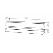 Rrp £140 Boxed Metro Lane Bassilly 55" Tv Stand