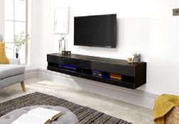 Rrp £100 Boxed Gfw Galicia 180Cm Led Tv Wall Unit