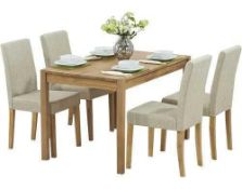 Rrp £275 Boxed August Grove Rory 120Cm Dining Table