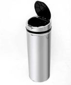 Rrp £50 Boxed Sens√© Touch-Free Sensor Bin 50L, Stainless Steel