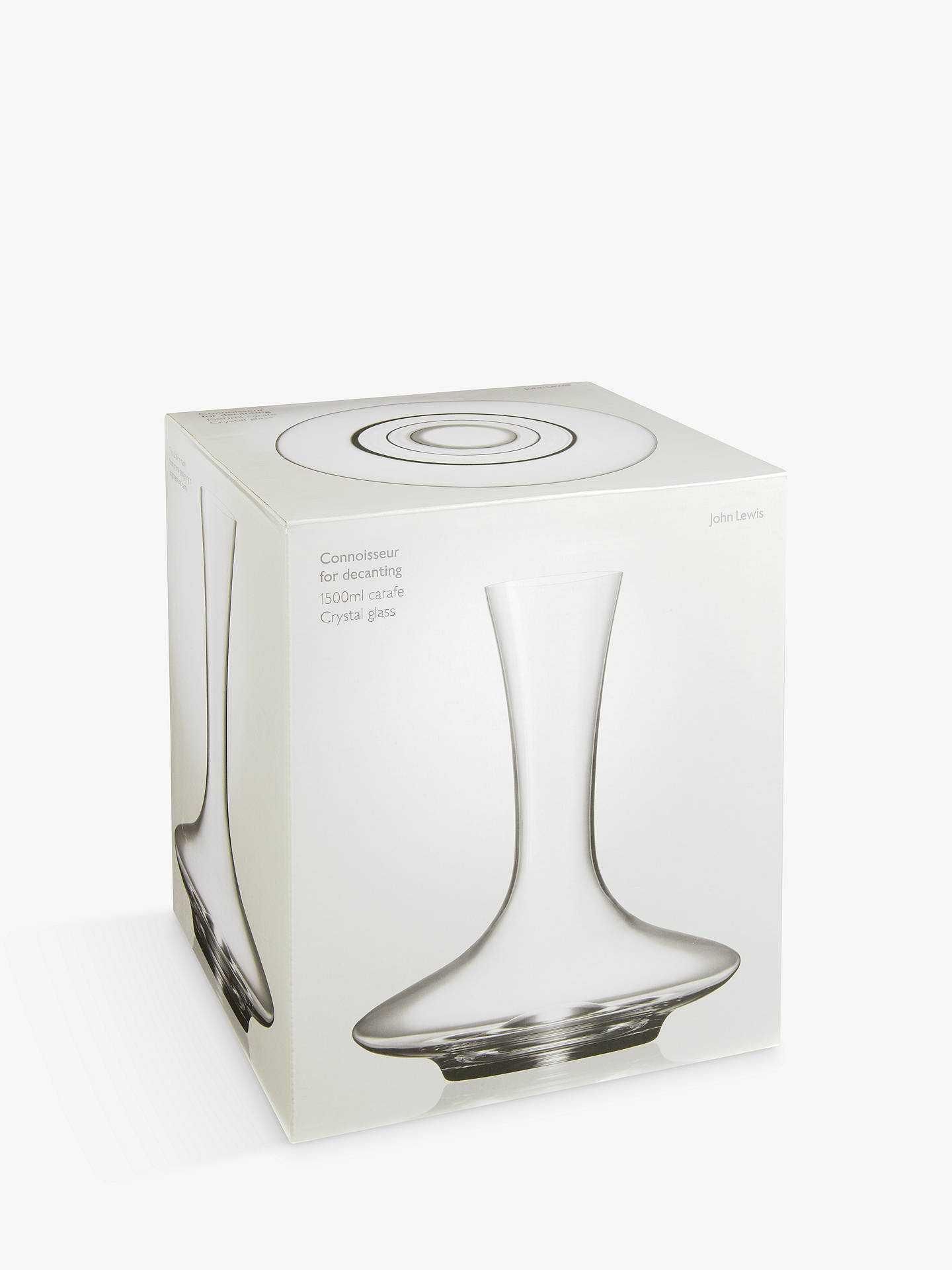 Rrp £40 Each 3 Boxed Connoisseur For Decanting 1500Ml Crystal Glass Decanter