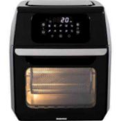 Rrp £100 Boxed Daewoo 12L Digital Rotisserie Air Fryer Oven