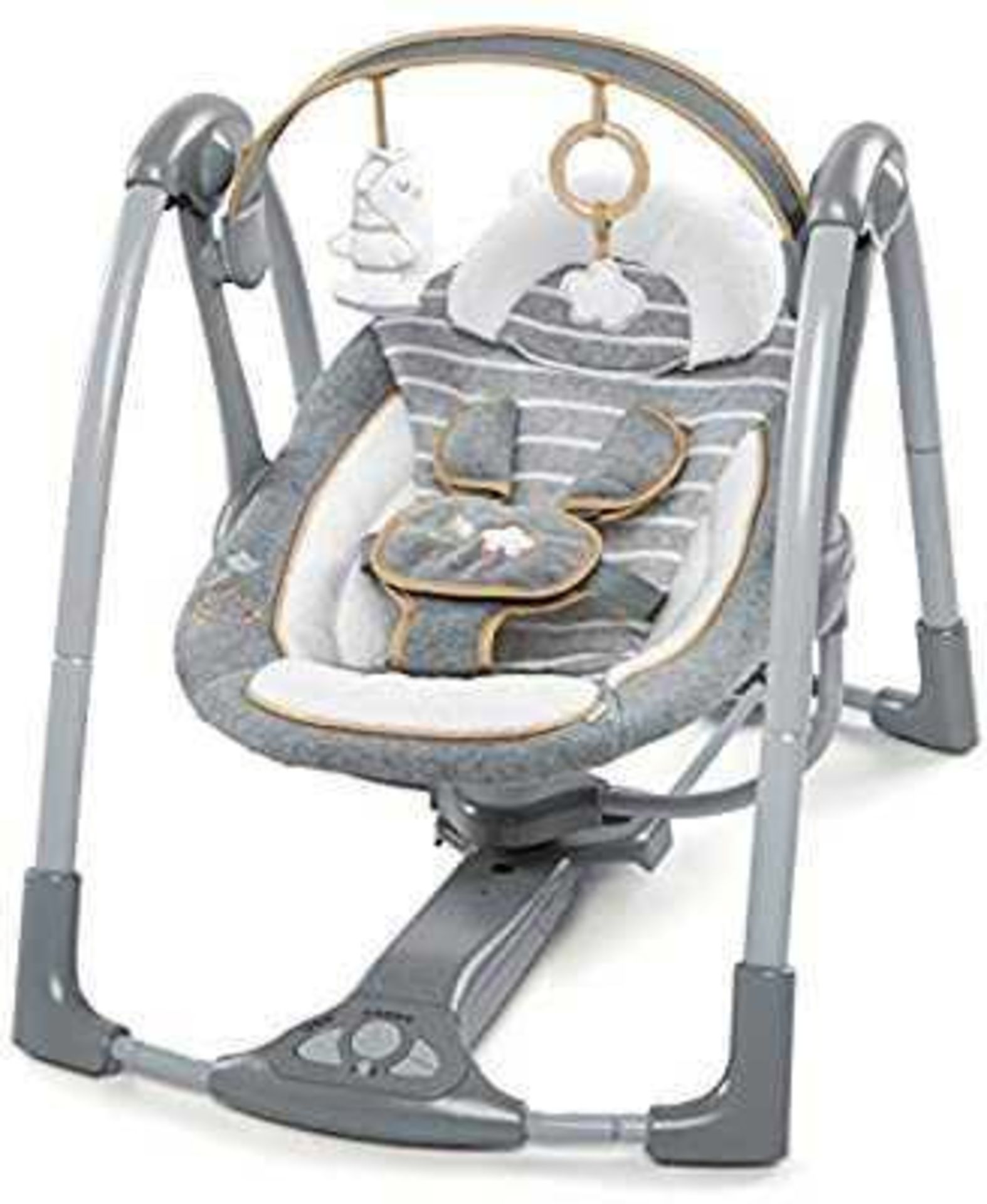 Rrp £80 Boxed Ingenuity Boutique Collection Swing And Go Portable Swing