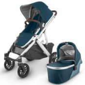 Rrp £980 Boxed Uppababy Vista Bundle To Include Pushchair Carrycot Toddler Seat Raincover And Insect