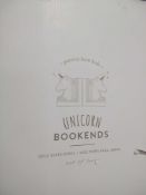 Rrp £60 Boxed Pottery Barn Kids Unicorn Bookends