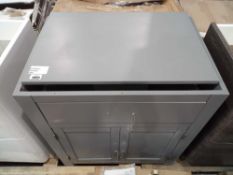 Rrp £600 Boxed Beautiful Bathrooms Grey Bathroom Vanity Unit Inoa