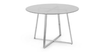 RRP £249 HAKU 4 Seat Round Dining Table