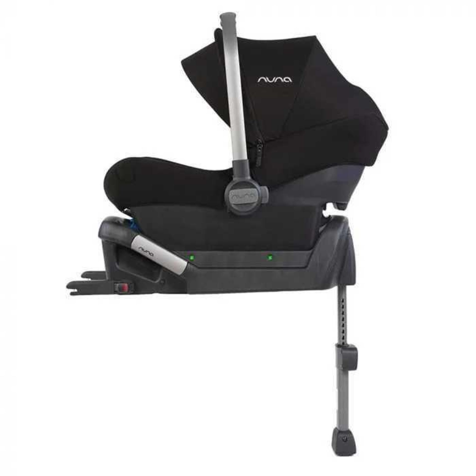 Rrp £250 Boxed Nuna Pipa Lite Lx Car Safety Seats With Base In Caviar Black