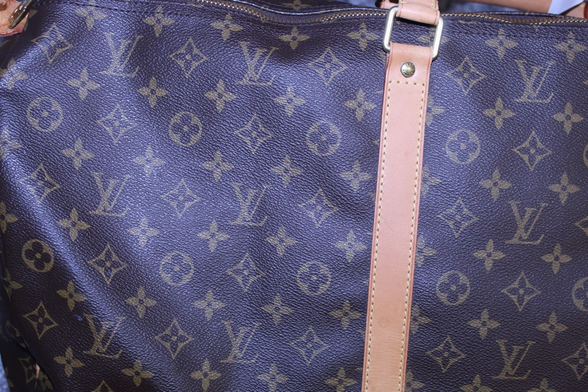 Rrp £1,800 Louis Vuitton Keepall 60 Travel Bag, Monogram Canvas, Vachetta Handles (Production Code - Image 4 of 5
