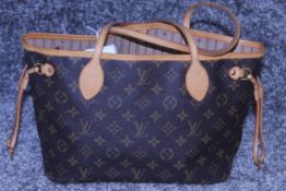 RRP £1,920 Louis Vuitton Neverfull Shoulder Bag, Brown Monogram Coated Canvas, Vachetta Handles,