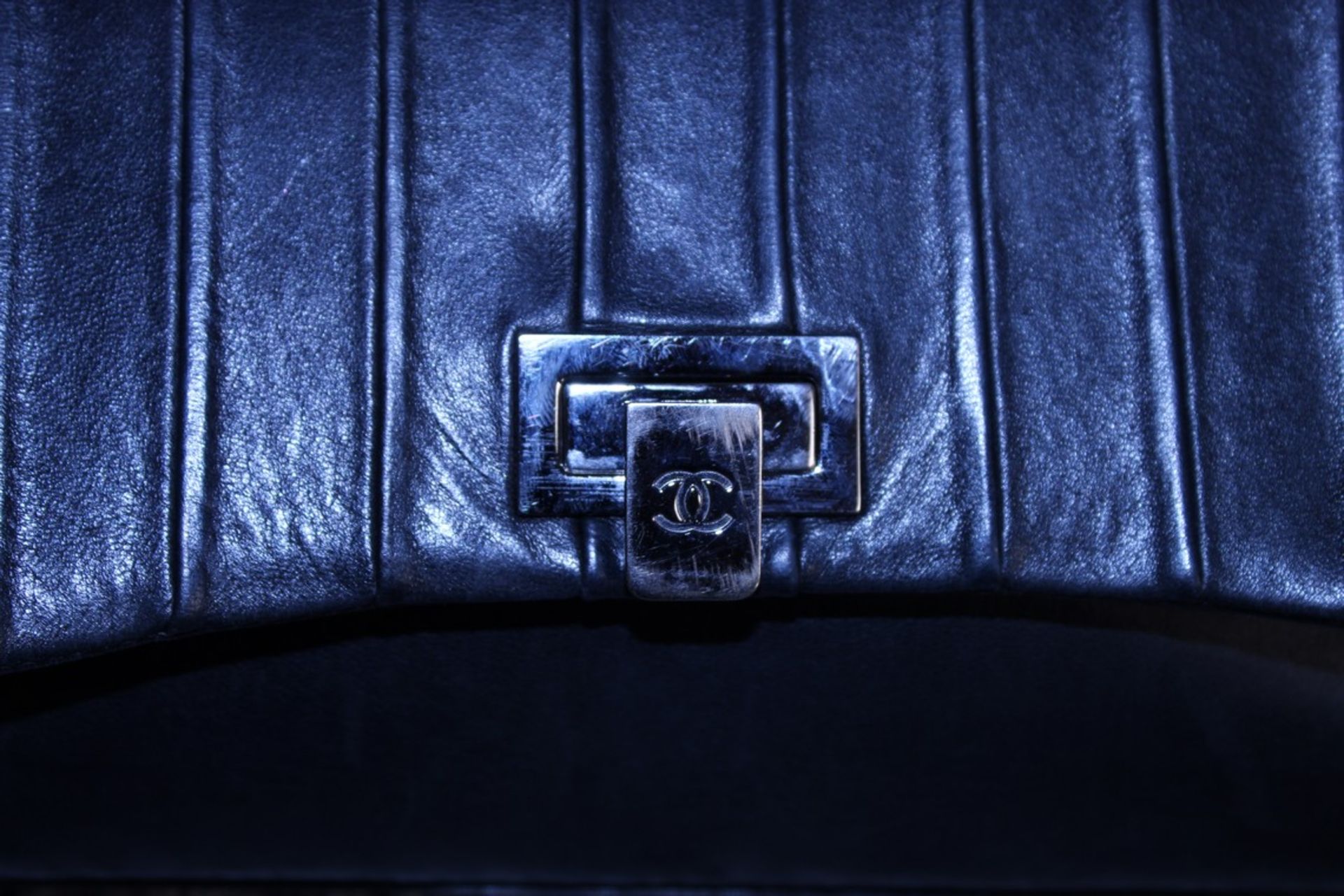 RRP £2,700 Chanel Black Rectangular Shoulder Bag, Calf Leather, Chain Interlaced With Black Leather, - Image 4 of 6