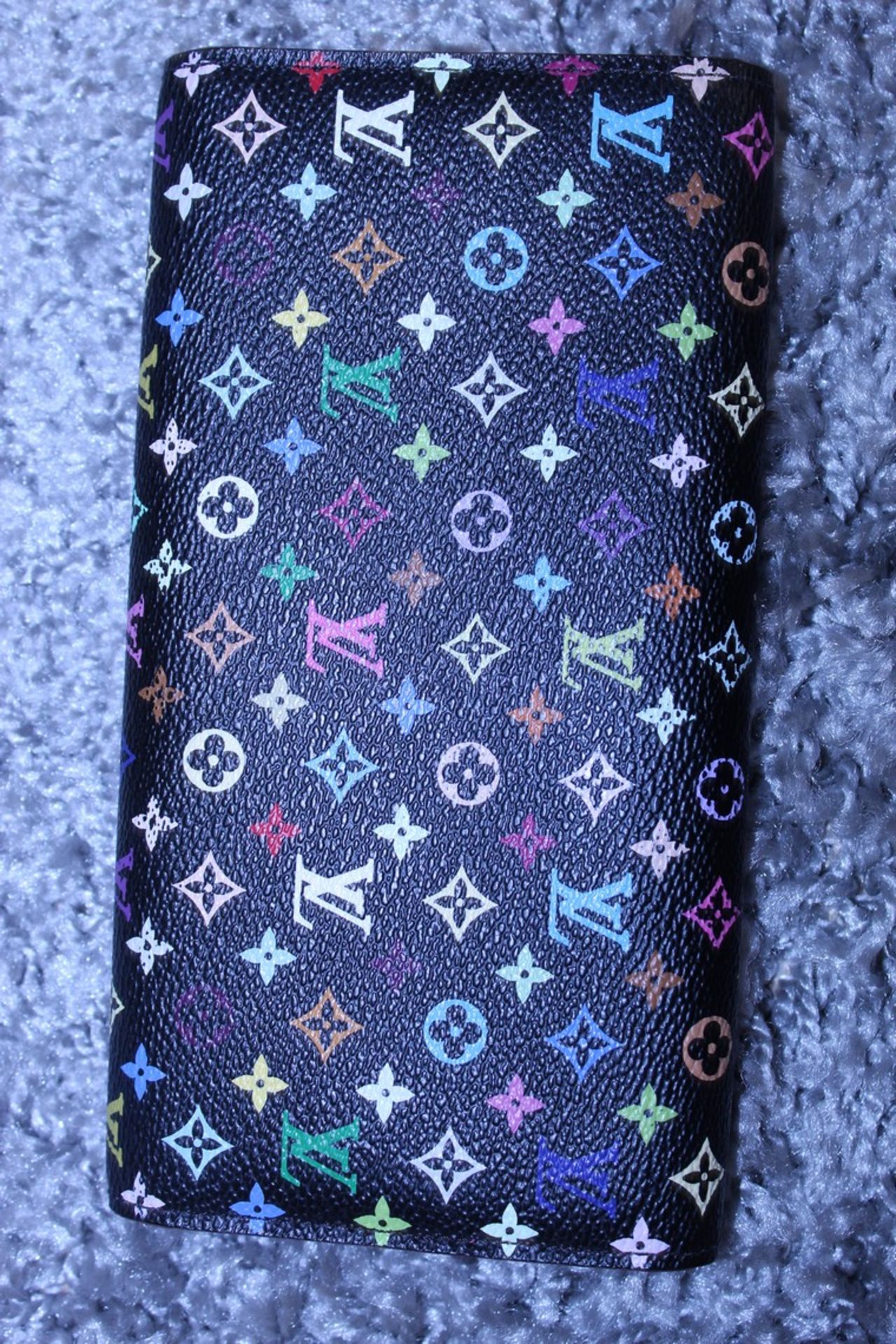 Rrp £900 Louis Vuitton Sarah 10 Wallet, Black/Pink Coated Canvas, Multicolour Monogram 19X10X2Cm ( - Image 2 of 4