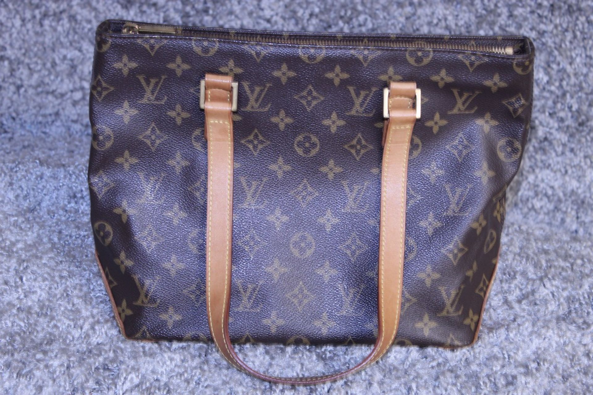 RRP £1970.00 Brown And Beige Leather Cabas Piano Tote Bag From Louis Vuitton Featuring A Monogram - Image 2 of 6