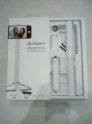 Rrp £360 Lot To Contain 6 Boxed Brand New White Clique For Selfie Sticks