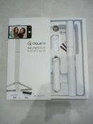 Rrp £360 Lot To Contain 6 Boxed Brand New White Clique For Selfie Sticks