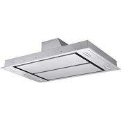RRP £300 Boxed Kitchen Ceiling Extraction Fan In Chrome Black And White
