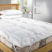 Combined RRP £100 Lot Duck Feather Luxury Topper From The Original Sleep Company And Snuggledown Sid