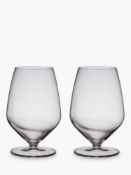 Combined RRP £100 Lot To Contain 4 Brand New Boxed John Lewis Connoisseur For Beer Glasses Crystal G