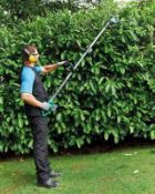 RRP £80 Boxed Ferrox 20 Volt Lithium-Ion Cordless Telescopic Hedge Trimmer