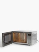 RRP £270 Unboxed John Lewis Microwave In Silver With 27 L Capacity