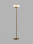 RRP £100 Boxed John Lewis Floor Lamp With Glass Shade