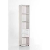 RRP £270 Boxed 17 Stories Alpes Bookcase