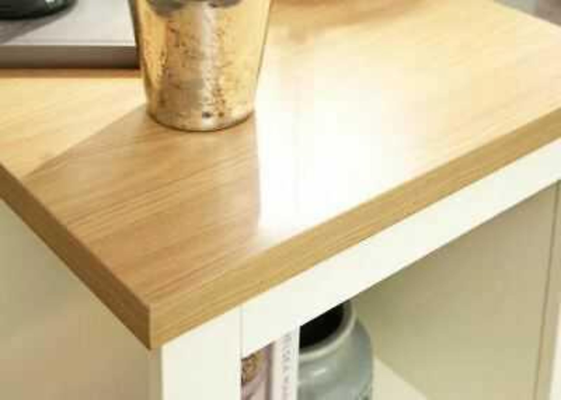 RRP £55 Boxed Gfw Lancaster Cream Side Table - Image 4 of 5