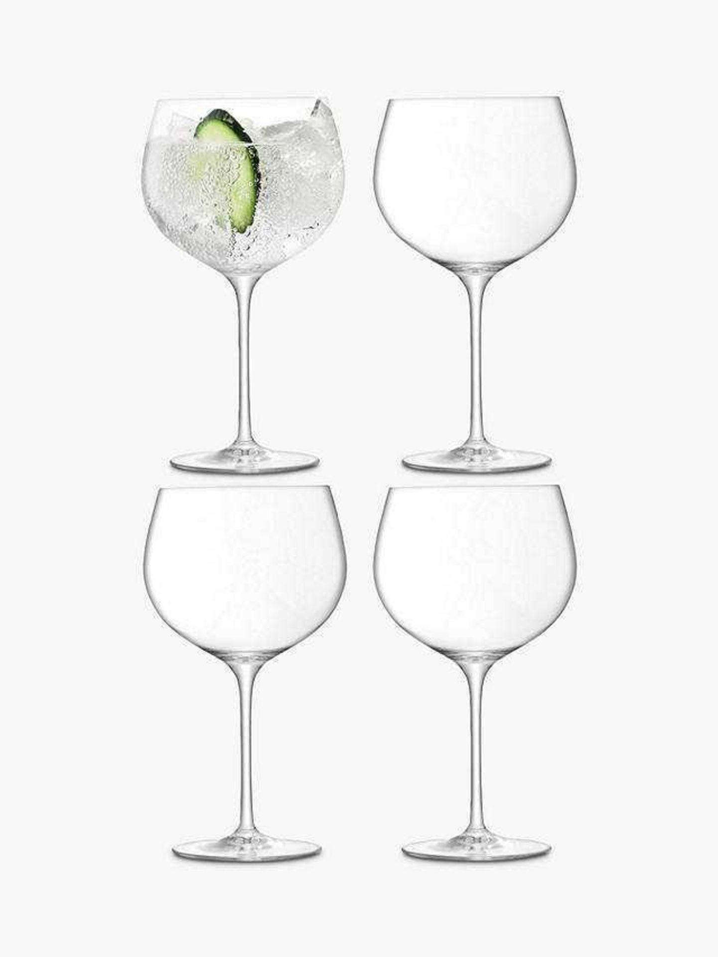 RRP £40 Each John Lewis And Partners Gin Copa Glasses Set Of 4