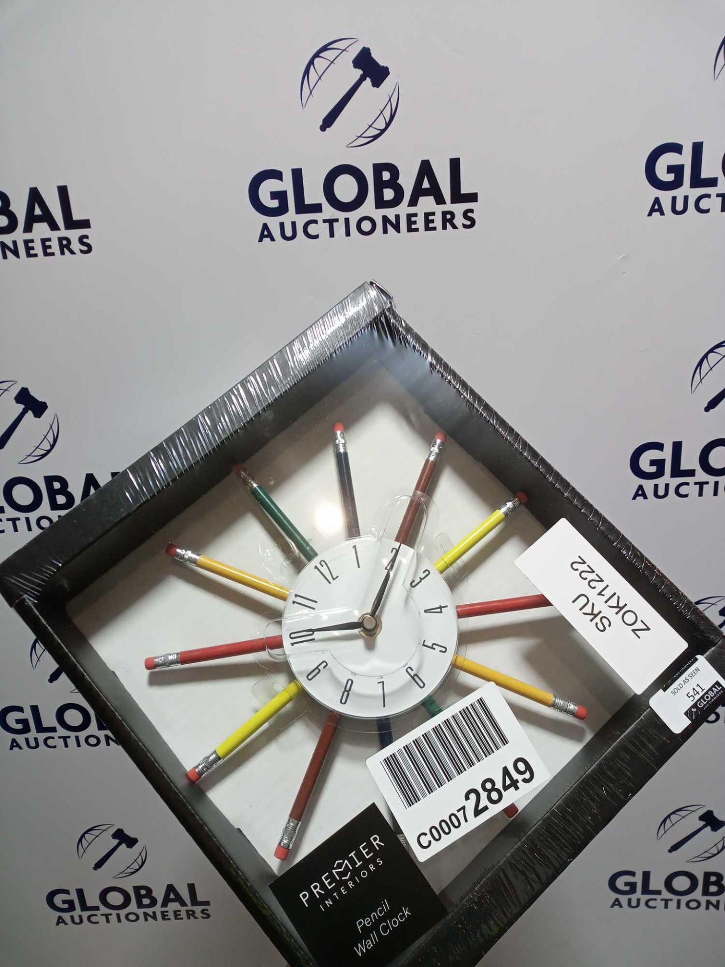 RRP £40 Each Assorted Boxed Designer Interior Wall Clocks To Include Premier Interior Pencil Wall Cl - Image 2 of 2