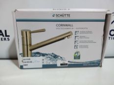 RRP £85 Boxed Schutte Cornwall Golden Tap