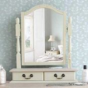 RRP £90 Boxed Juliette Trinkets Mirror In Champagne