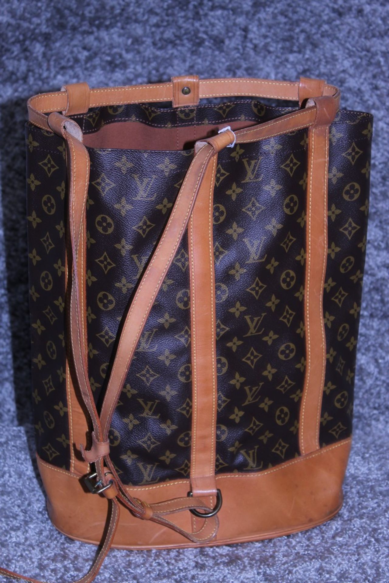 RRP £1,800 Louis Vuitton Randonnee Shoulder Bag, Brown Monogram Coated Canvas, Vachetta Handles, ( - Image 2 of 4