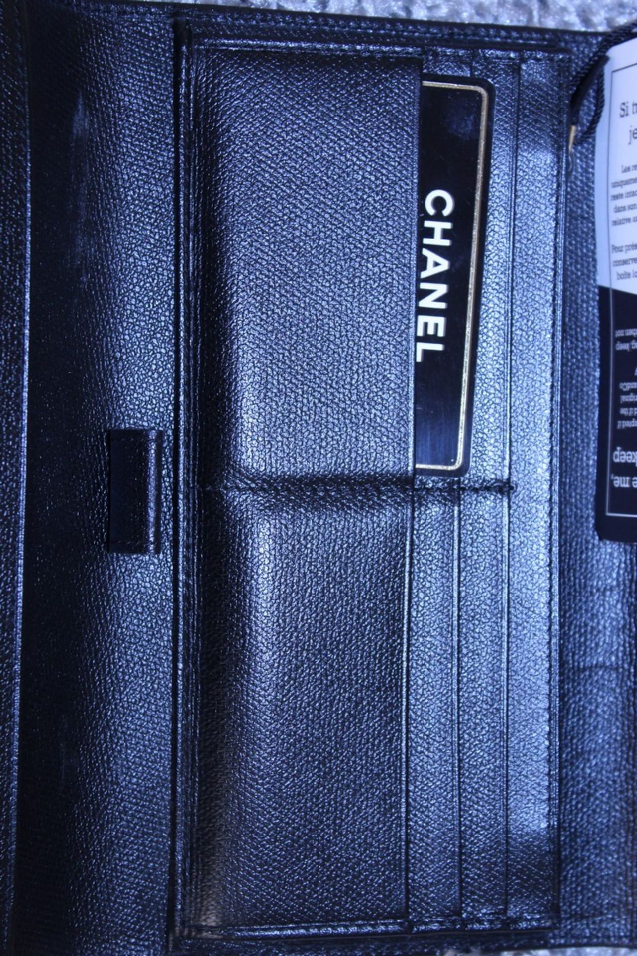 Rrp £750 Chanel Logo Flap Wallet. Black Calf Small Grained Leather. 20X11X5.2Cm Comes Complete - Image 2 of 5