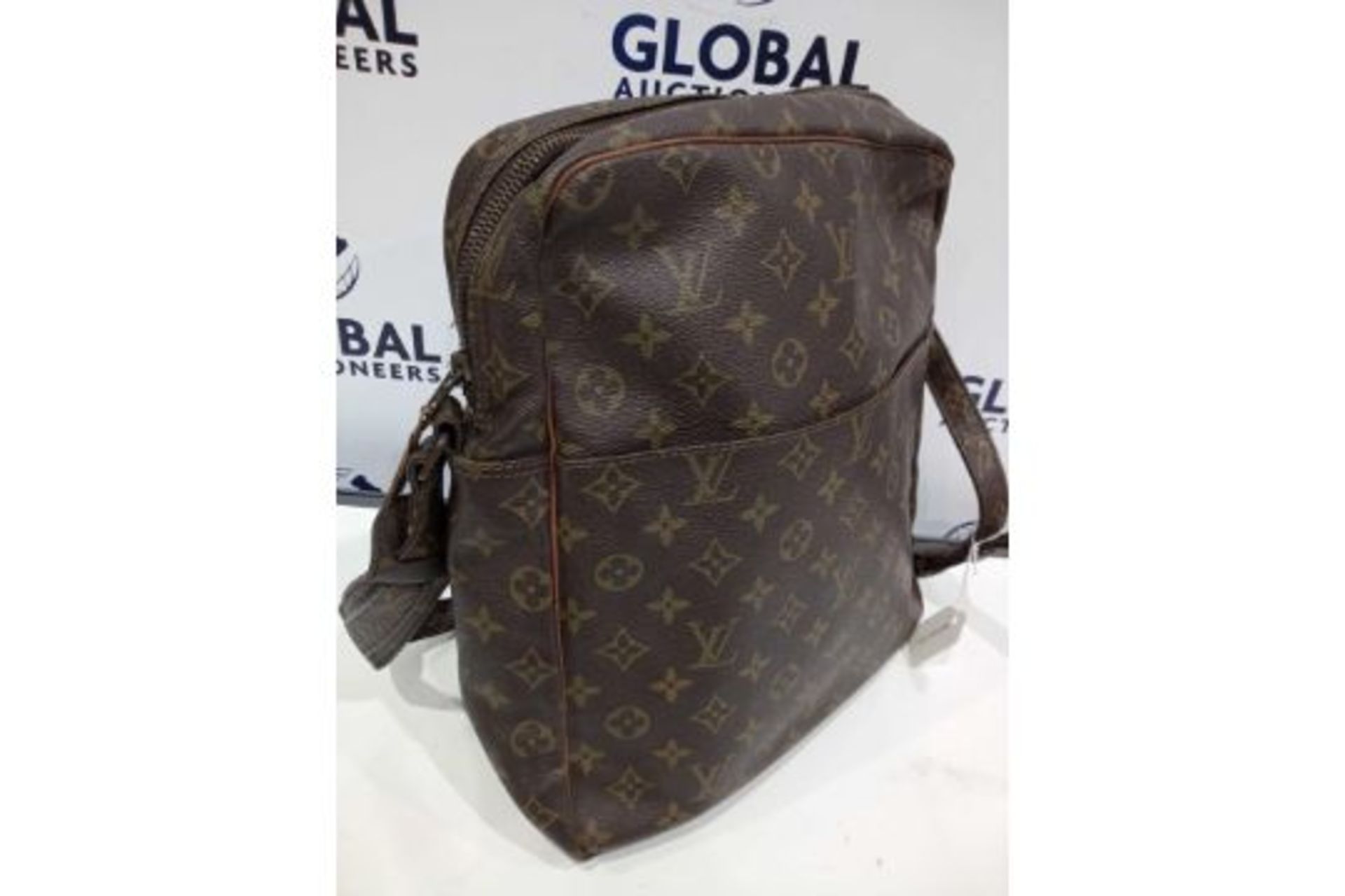 Rrp £750 Louis Vuitton Marceau Brown Coated Monogram Canvas Vachetta Golden Brass Shoulder Bag ( - Image 2 of 4