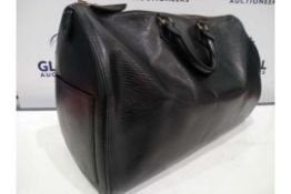 Rrp £1200 Louis Vuitton Speedy 40 Black Calf Leather Epi Golden Brass Hardware Handbag (Condition