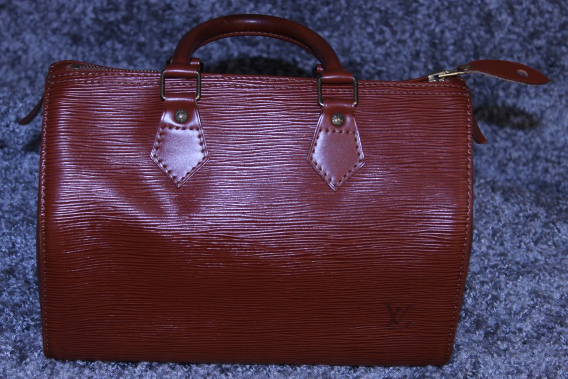 Rrp £1,000 Louis Vuitton Speedy 25 Handbag, Tan Epi Calf Leather 27X19X15Cm (Production Code Vi1922) - Image 2 of 4