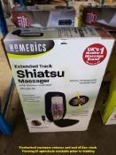 1 X HOMEDICS EXTENDED TRACK SHIATSU MASSAGER WITH HEAT