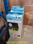 Combined RRP £140 - 4 X 6 PORT CHARGING STATION