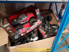 CONTENTS OF BOX – A QTY OF R/C BUGGIES