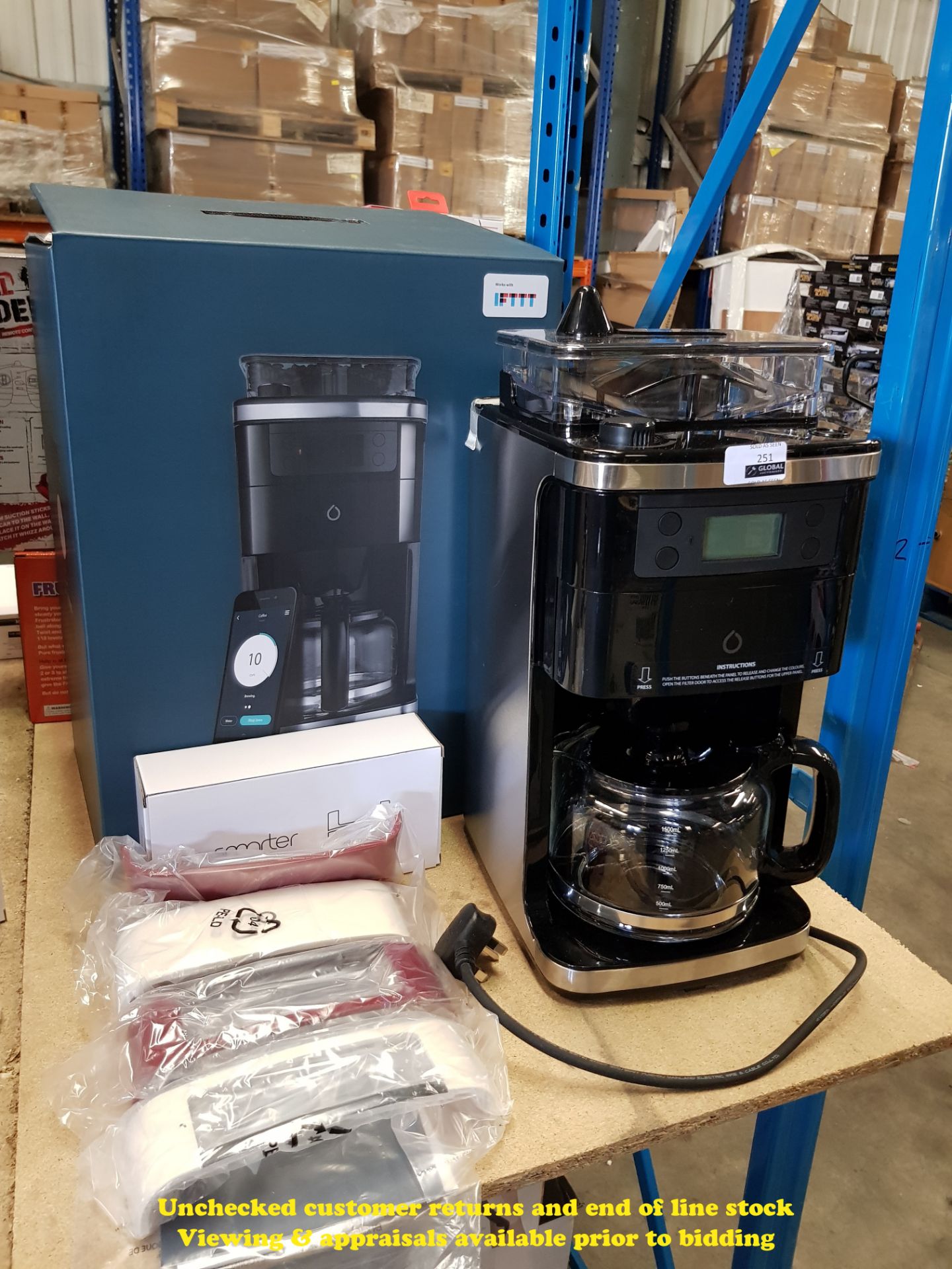 SMARTER SMC01-EU SMART COFFEE MACHINE (BEAN / FILTER)