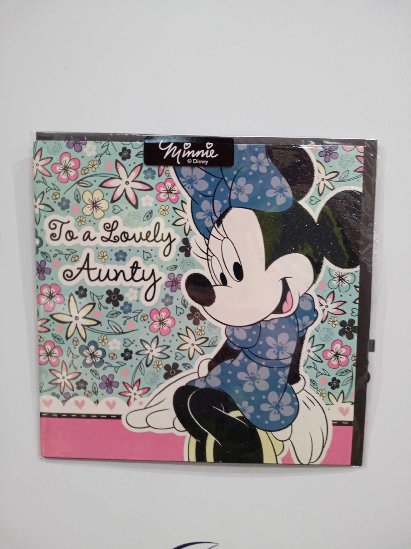 RRP £720 Box To Contain 60 Brand New Pack's Of 6 Minnie Disney To A Lovely Aunty Cards (Sourced From