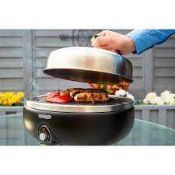 RRP £90 Portable Bbq Grill With Bag & Lid With Built In Thermometer