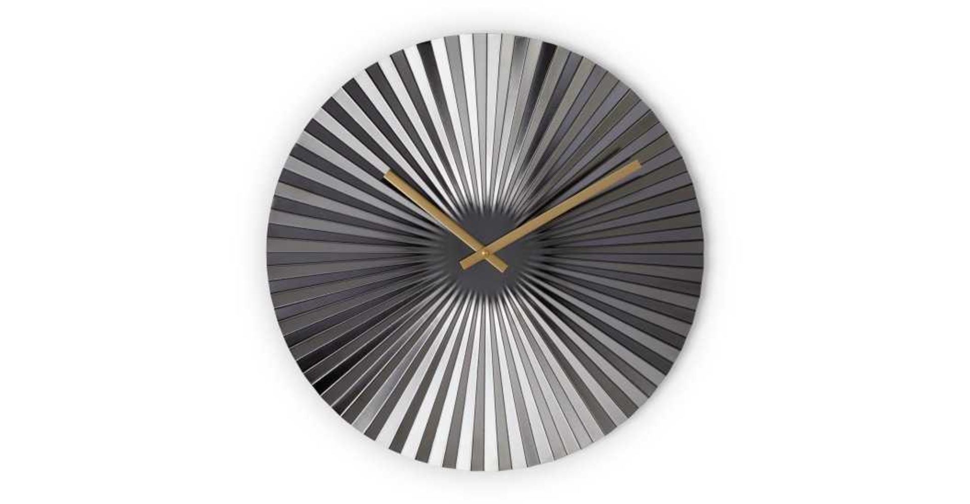 RRP £39 Bushwick Large Statement Fan Wall Clock