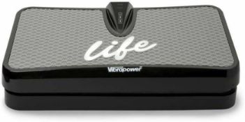 RRP £150 Boxed Vibrapower Life Trainer In Black
