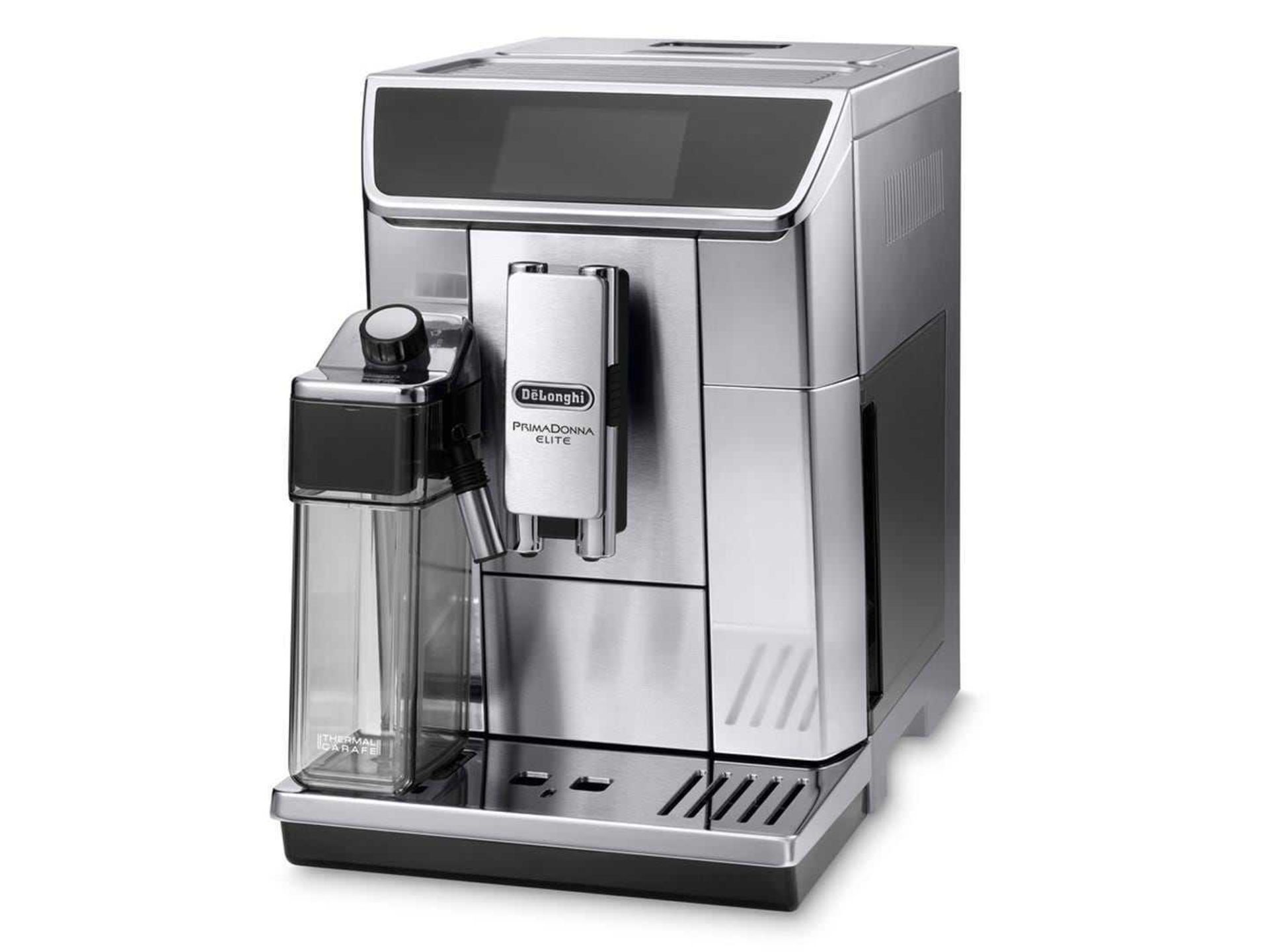 RRP £1360 Boxed Delonghi Prima Donna Class Smart Bean To Cup Coffee Machine - Silver (Untested)