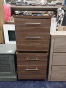 RRP £110 Designer Small 2 Drawer Bedside Table