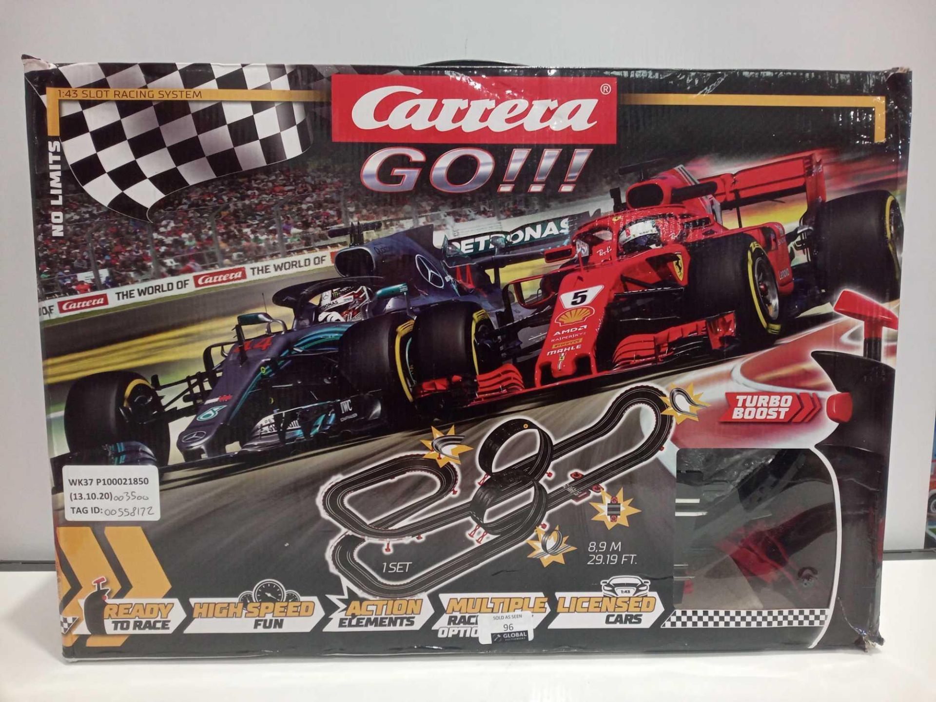 RRP £60 Boxed Carrera Go Turbo Boost Slot Racing System