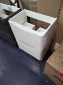 RRP £300 Gloss White Modern Slow Close Vanity Unit Only